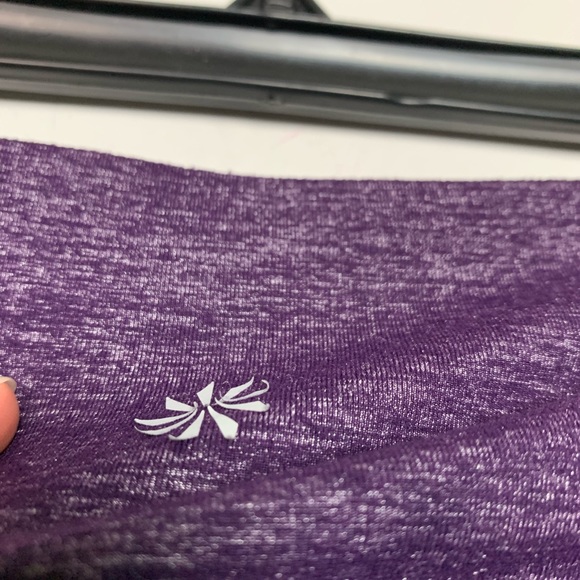 Athleta Quest Criss Cross Chaturanga Capri Purple - Picture 5 of 6